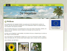 Tablet Screenshot of dehagelaar.nl